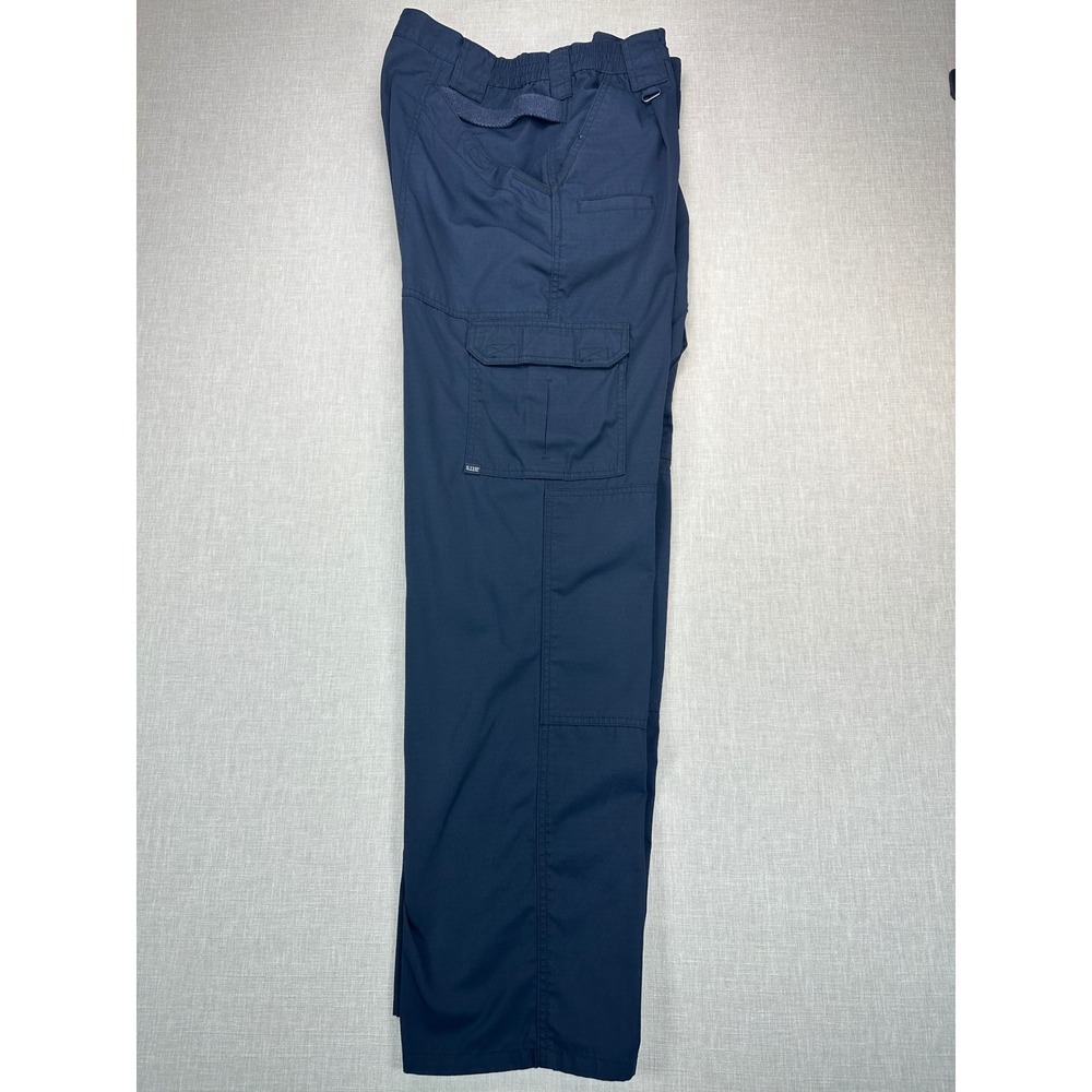 5.11 Tactical Cargo Pants Mens 40x34 Blue 74273 Ripstop Tactical Series EUC - Picture 7 of 12